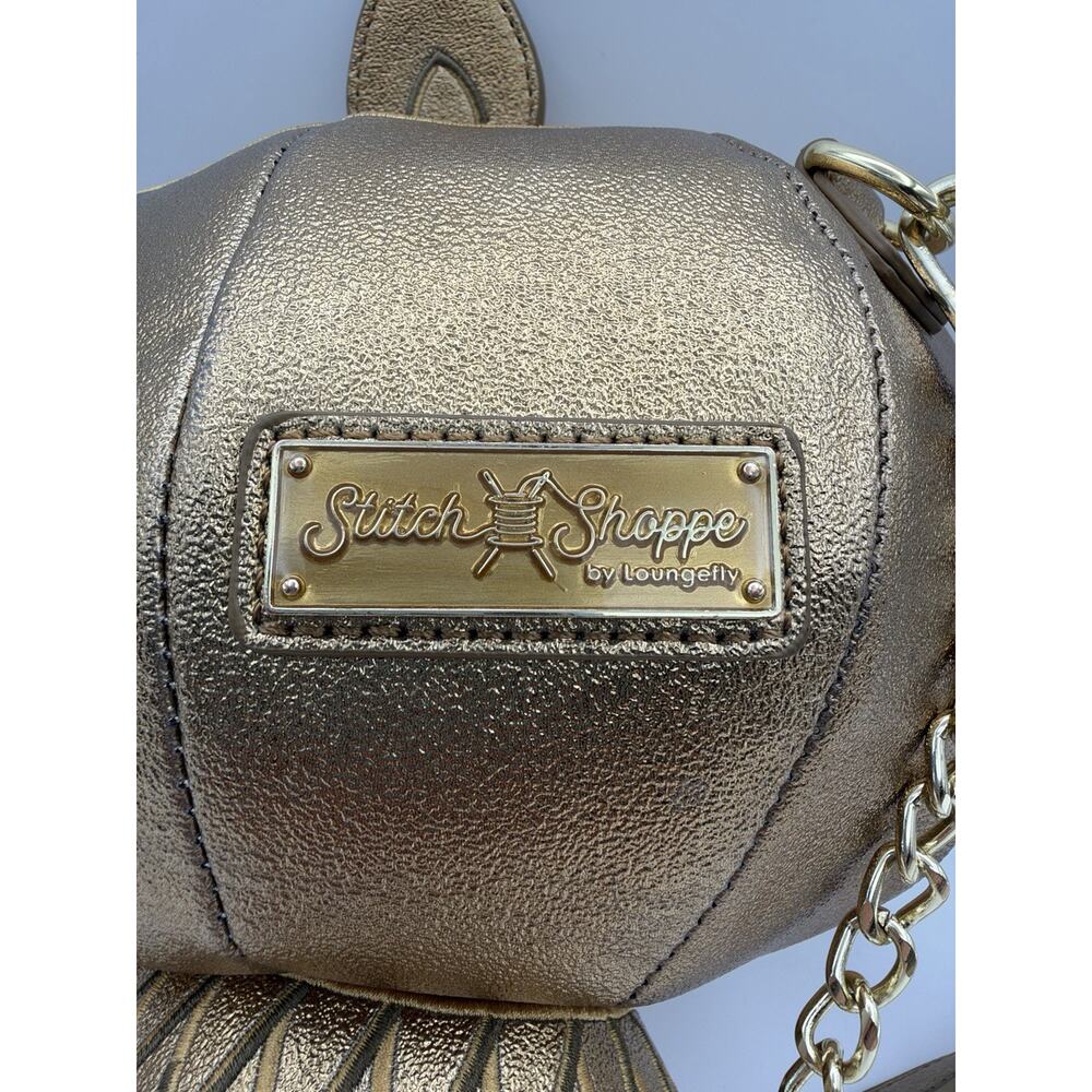 Disney Loungefly Stitch Shoppe Aladdin Genie Lamp Crossbody Bag Jasmine Pin New - Picture 6 of 12